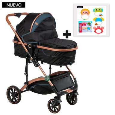 COCHE PARA BEBES SUNDANCE EB-157 AZUL +SONAJERO