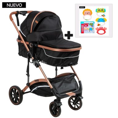 COCHE PARA BEBES SUNDANCE EB-157 NEGRO +SONAJERO