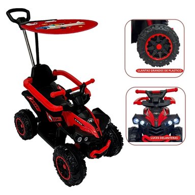 CORREPASILLO CARRITO DE ARRASTRÉ TERRA MUSICAL BLUETOOTH ROJO - 2