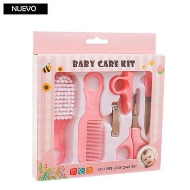 SET BABY CARE DE LIMPIEZA PARA BEBES 6 PCS ROSA