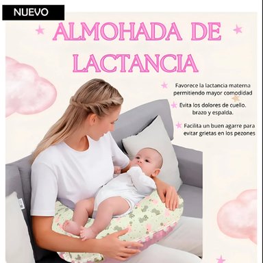 ALMOHADA DE LACTANCIA ROSADO
