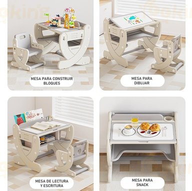 MESA ESCRITORIO MX-002 GRIS - 4