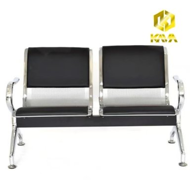 SILLA DE ESPERA 2 ASIENTOS CON TAPIZADO PARCIAL - GRUPOKAVA