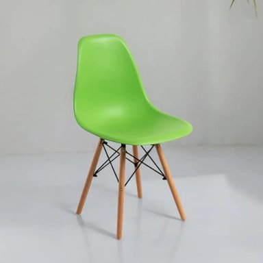 SILLA EAMES NÓRDICA VERDE SOFISTICADA