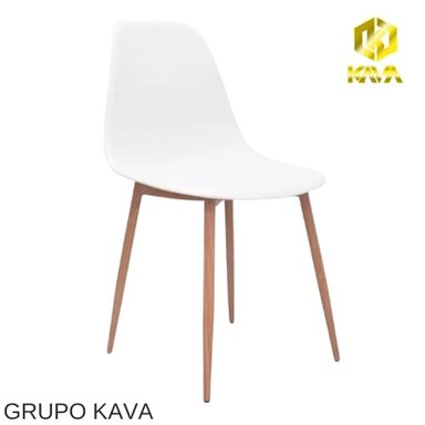 SILLA LOTTI DECORATIVA BLANCA