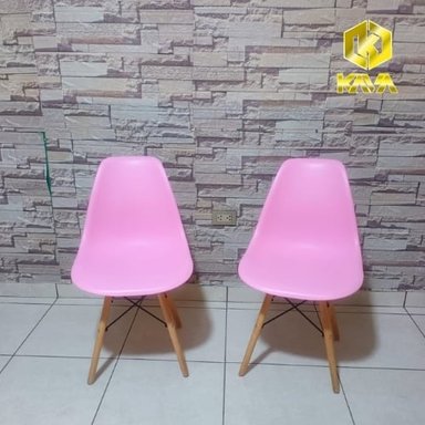SILLA EAMES NÓRDICA ROSA X 02 UNDS