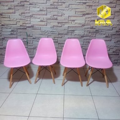 SILLA EAMES NÓRDICA SOFISTICADA ROSA X 04 UNDS