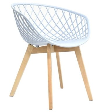 SILLA ALMA DECORATIVA BLANCA