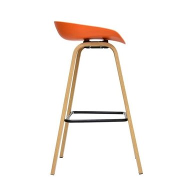 SILLA DE BAR MISURI NARANJA - 2