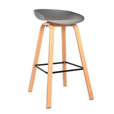 SILLA DE BAR MISURI GRIS - 1
