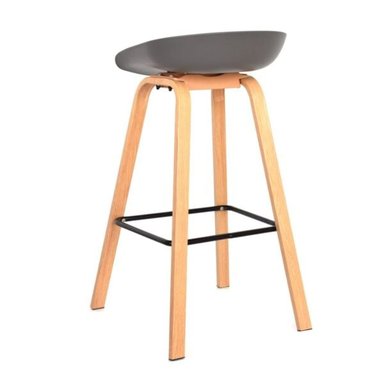 SILLA DE BAR MISURI GRIS - 2
