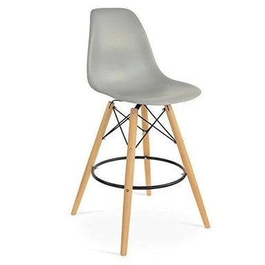 SILLA DE BAR EAMES GRIS – DISEÑO ICÓNICO Y FUNCIONAL