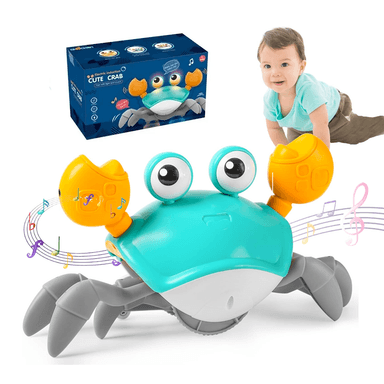 CANGREJO TUMMY TIME SENSORIAL ESTIMULACION TEMPRANA TURQUESA