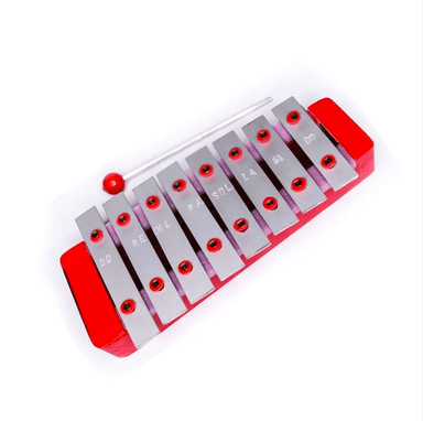XILOFONO INFANTIL 7 NOTAS MUSICALES ROJO