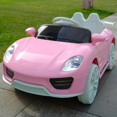 CARRO A BATERÍA BABI ROSADO NIÑAS 6V - 1