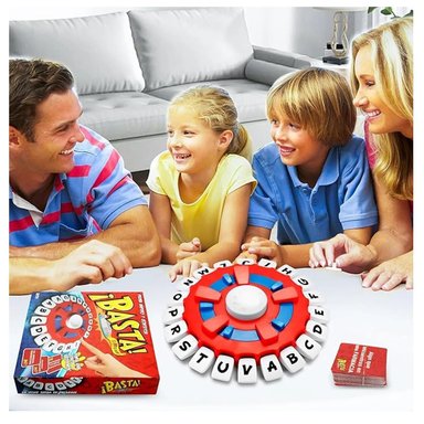 JUEGO BASTA, JUEGO DE MESA FAMILIAR ELECTRONICO CON RULETA - 1
