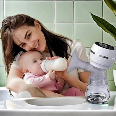 EXTRACTOR DE LECHE ELECTRICO 2 EN 1 (EXTRACTOR + BIBERON)