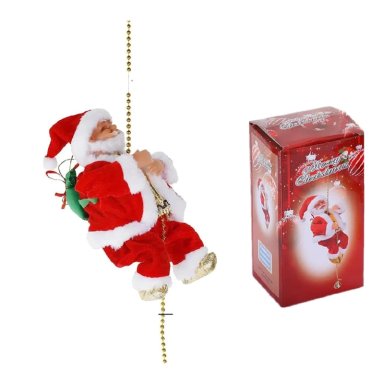 PAPA NOEL EN MOVIMIENTO CON CUERDA MUSICAL - 2