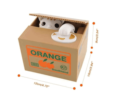 ALCANCÍA AUTOMÁTICA GATITO ROBA MONEDAS INTERACTIVA – MULTICOLOR DIVERTIDA - 3