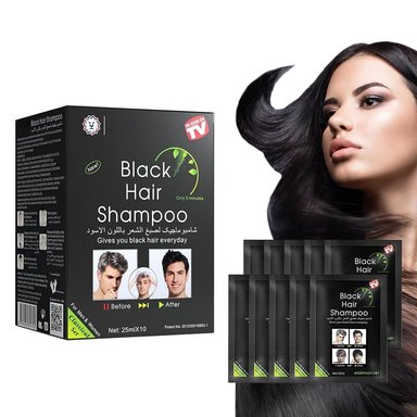 SHAMPOO BLACK HAIR PINTA CANAS 100 SACHETS