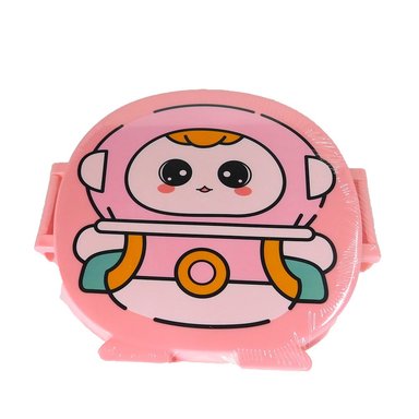 SET DE 2 TAPERS KAWAII DE 3 COMPARTIMENTOS CON TAPA Y CUBIERTO