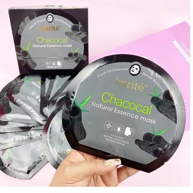 MASCARILLA FACIAL DE CARBÓN ACTIVADO KARITÉ - SET DE 5 UND. - 2