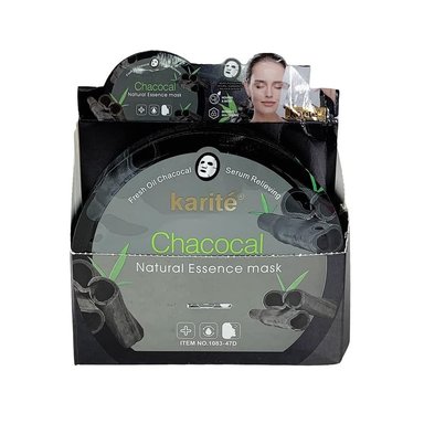 MASCARILLA FACIAL DE CARBÓN ACTIVADO KARITÉ - SET DE 5 UND. - 5