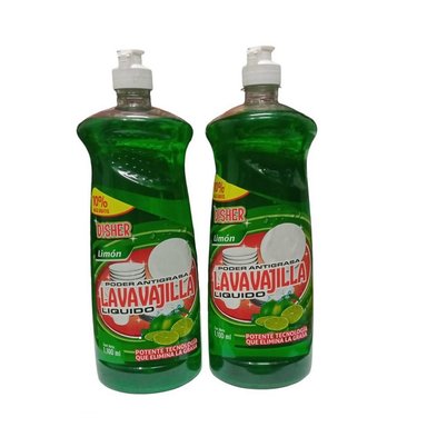 LAVAVAJILLAS LIQUIDO BOTELLA DE 1100ML SET DE 3