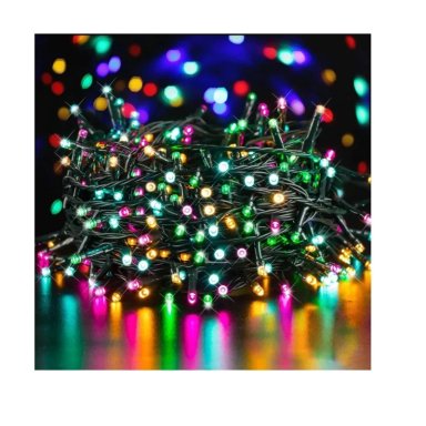 TIRA DE LUCES NAVIDEÑAS GUIRNALDAS MULTICOLOR MUSICAL 100 METROS 450L - 1