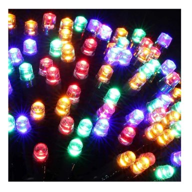 TIRA DE LUCES NAVIDEÑAS GUIRNALDAS MULTICOLOR MUSICAL 100 METROS 450L - 3