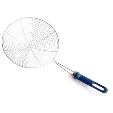 SET DE 2 ESPUMADERA2 ESCURRIDOR DE ACEITE O VERDURAS ACERO INOXIDABLE