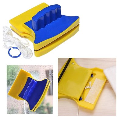 SET DE 2 LIMPIA VIDRIOS MAGNÉTICO AMBOS LADOS