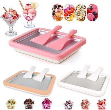 BANDEJA PARA HACER HELADOS CASEROS MAQUINA HELADERA FRITO