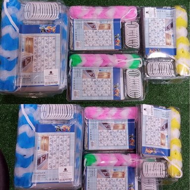 CORTINAS DE BAÑO CON ESPONJA 183CM