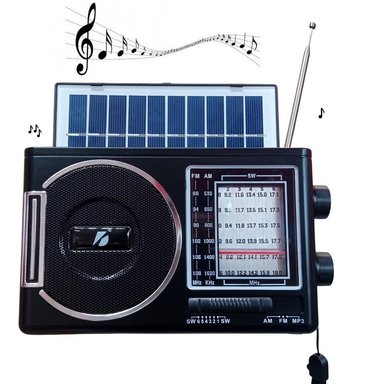 RADIO DE 8 BANDAS Y REPRODUCTOR DE MÚSICA USB/TF - 1