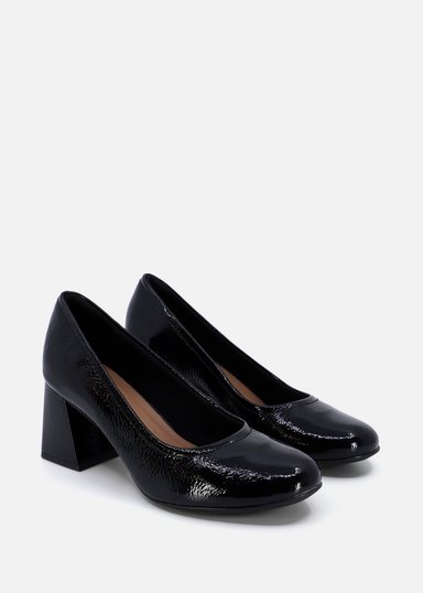 ZAPATOS CASUALES MUJER USAFLEX CUERO NEGRO SCARPIN USA AJ0502001 - 2