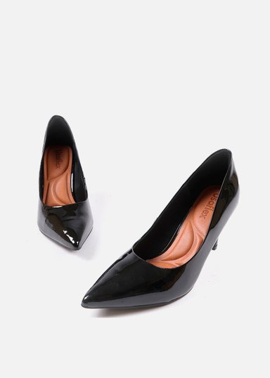 ZAPATOS CASUALES MUJER USAFLEX CUERO NEGRO SCARPIN USA AD0601004 - 4