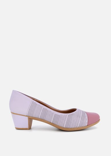 ZAPATOS CASUALES MUJER USAFLEX CUERO LILA SCARPIN USA AC3217006 - 1