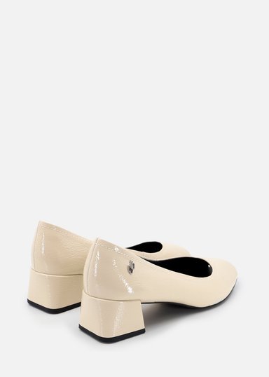 ZAPATOS CASUALES MUJER USAFLEX CUERO VAINILLA PUNTA ABIERTA USA AG1613001 - 3