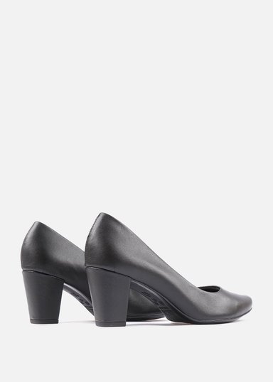 ZAPATOS CASUALES MUJER USAFLEX CUERO NEGRO SCARPIN USA AE1901003 - 3