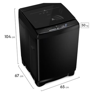 LAVADORA ELECTROLUX 18 KG CARGA SUPERIOR INVERTER NEGRO EWIP18F2XSWB - 2
