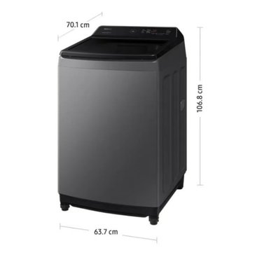 LAVADORA SAMSUNG 17KG SMART ECOBUBBLE GRIS WA17CG6441BDPE - 2