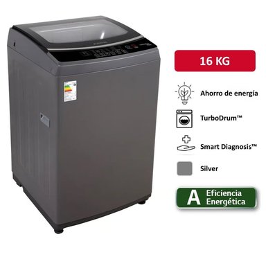 LAVADORA BLACKLINE 16KG CARGA SUPERIOR GRIS SPBL16TL