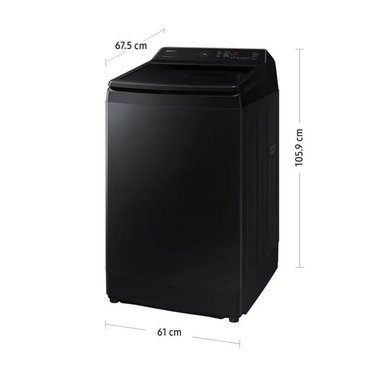 LAVADORA SAMSUNG 13 KG ECO INVERTER NEGRO WA13CG5441BVPE - 3