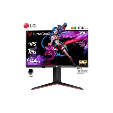 MONITOR IPS FULL HD LG 24" 24GN65R-B ULTRAGEAR 23.8 144 HZ 1MS PIVOT - 5