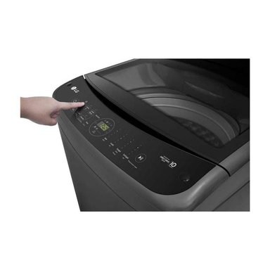 LAVADORA LG 19 KG CARGA SUPERIOR SMART INVERTER CON TURBODRUM NEGRO CLARO WT19BPB - 3