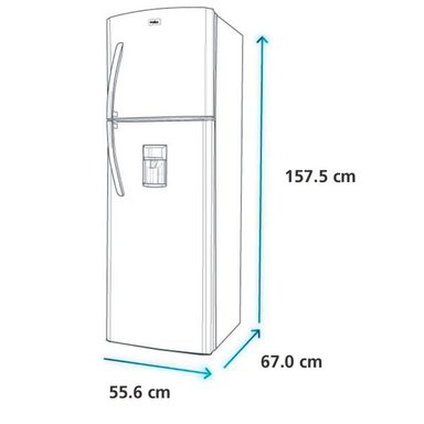REFRIGERADORA MABE RMA230PJPG 230L NO FROST GRAFITO - 4