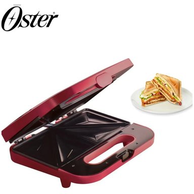 SANDWICHERA MAKER OSTER CKSTSM2885R COMPACTA ROJO - 2