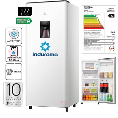 REFRIGERADORA INDURAMA 177LT RI-289DBL BLANCO