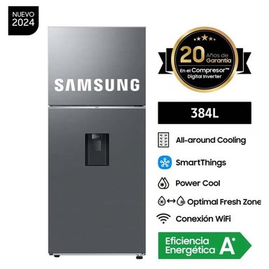 REFRIGERADORA SAMSUNG RT38DG6730S9 384L TOP MOUNT FREEZER NUEVO